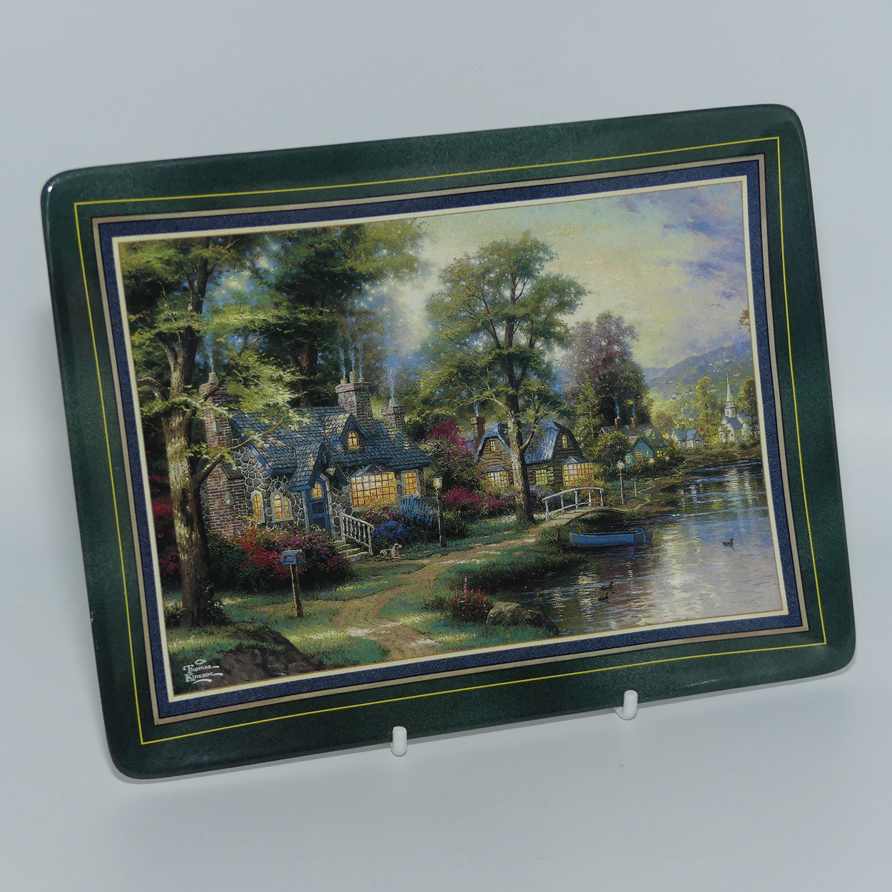 bradex-84-b11-154-1plate-hometown-memories-thomas-kincade-hometown-lake