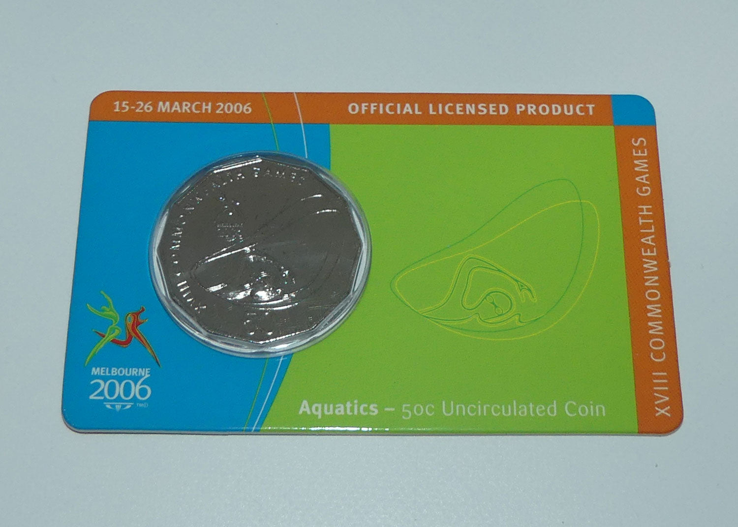 RAM 2006 | Melbourne 2006 | 50 cent Uncirculated | Aquatics