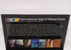 RAM 2008 Two Coin Uncirculated set | Mint Set | International Year of Planet Earth