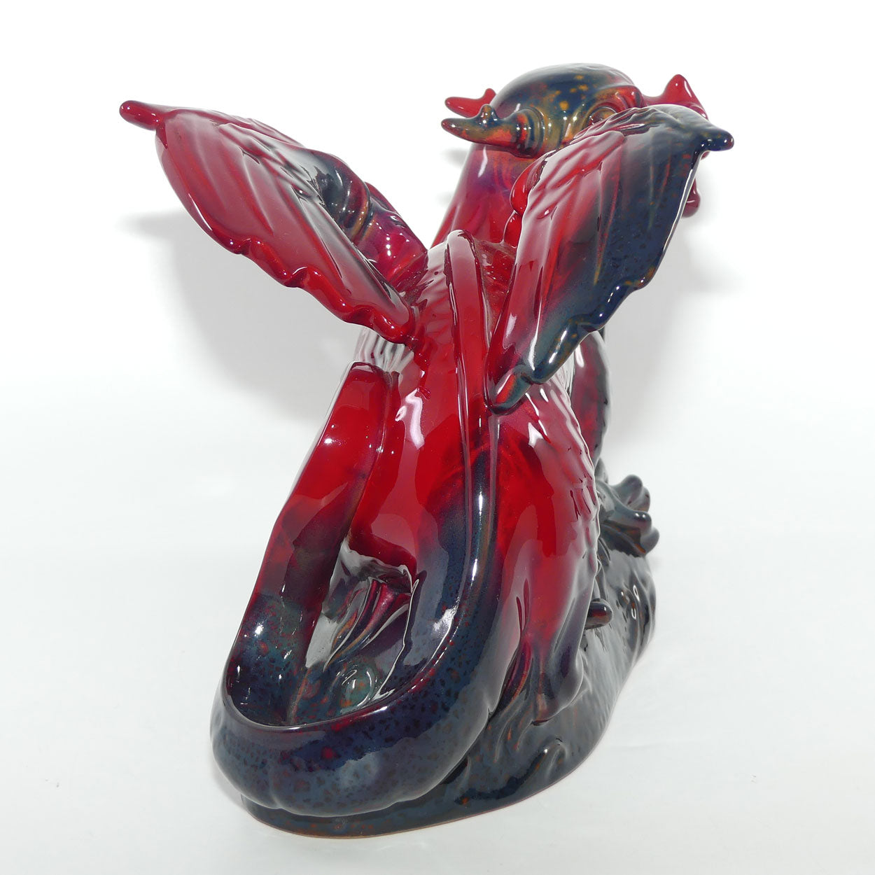 #2085 Royal Doulton Flambe Dragon | Flambe Glaze