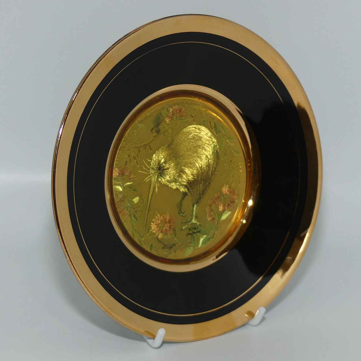 24K Gold Kiwi | New Zealand High Gloss Holographic plate