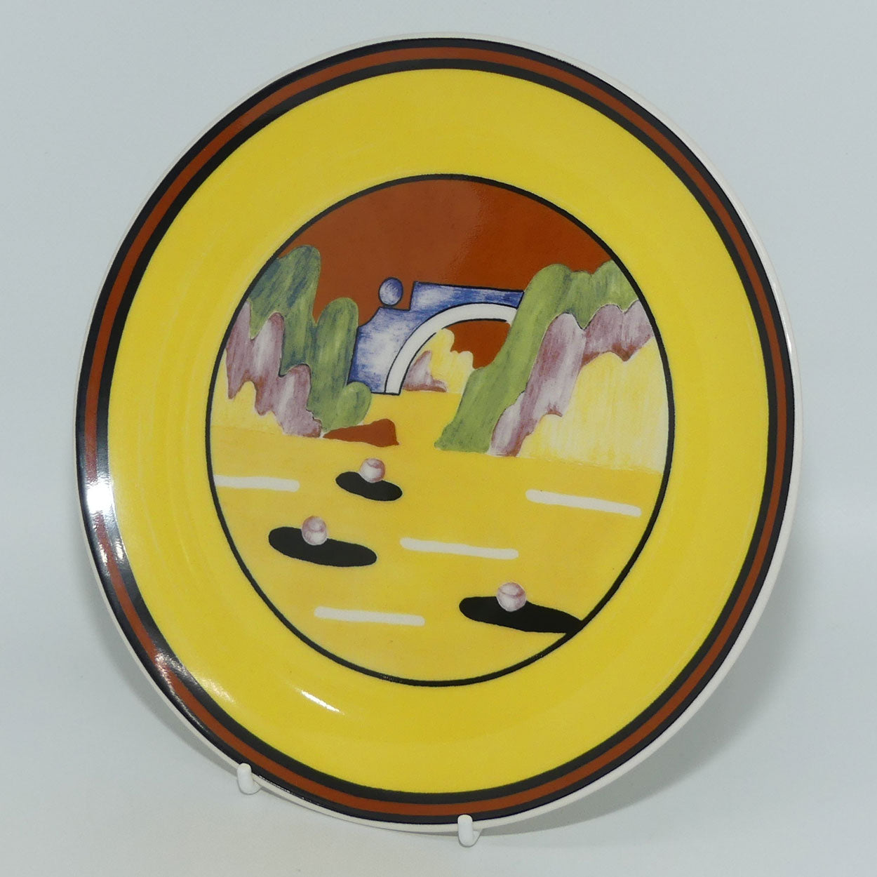 Bradex 26 W90 099.5 | Wedgwood Distinctly Different Clarice Cliff's Applique Avignon plate