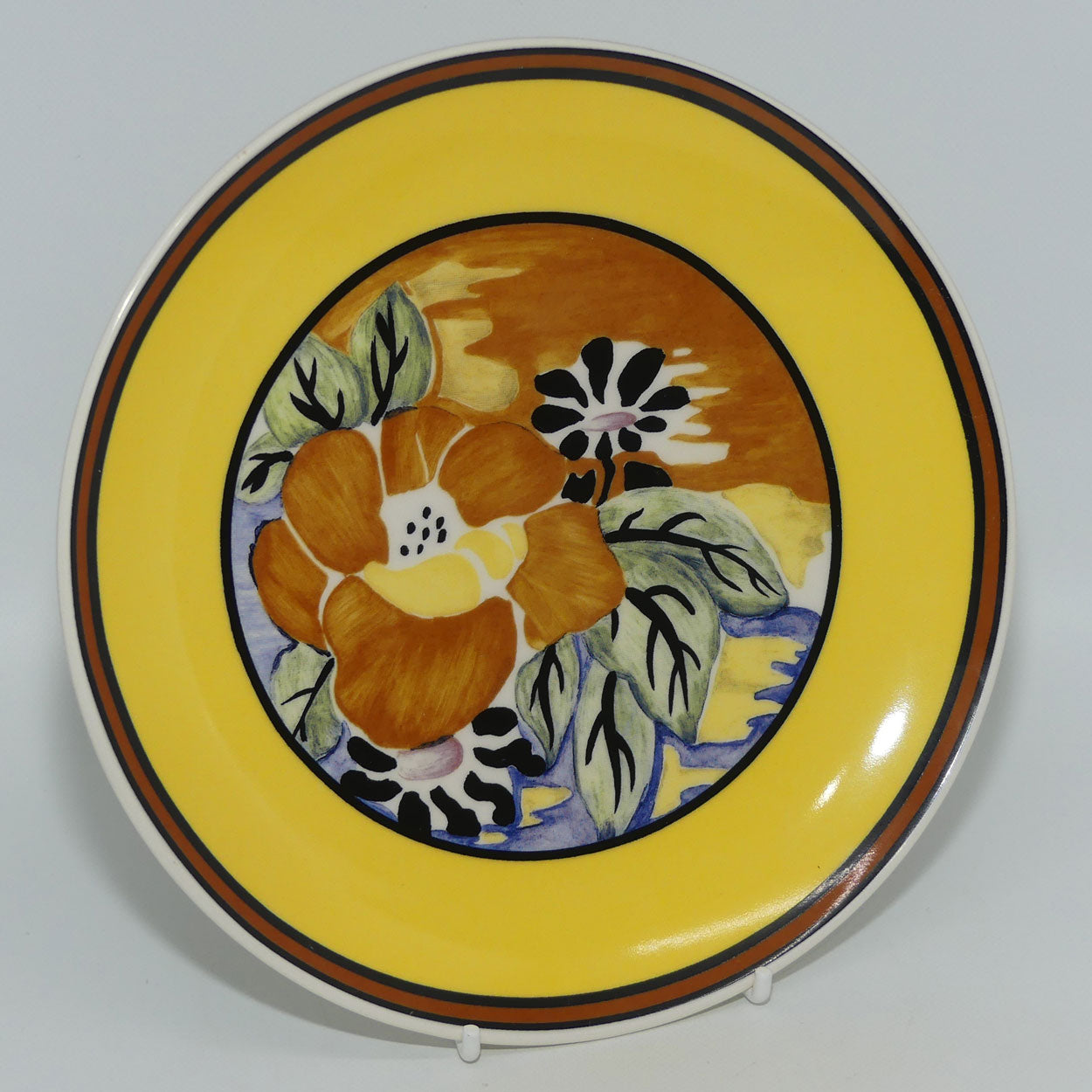 Bradex 26 W90 099.6 | Wedgwood Distinctly Different Clarice Cliff's Applique | Eden plate