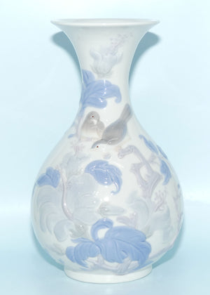 Lladro flower vase with Sparrows | Lladro #01004691.3