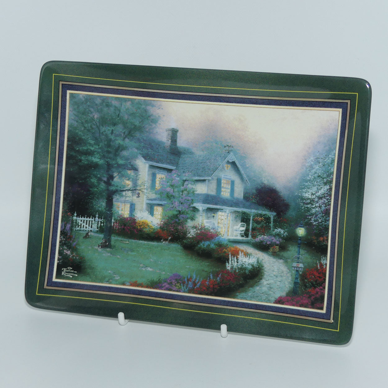 bradex-84-b11-154-5-plate-hometown-memories-thomas-kincade-home-is-where-the-heart-is