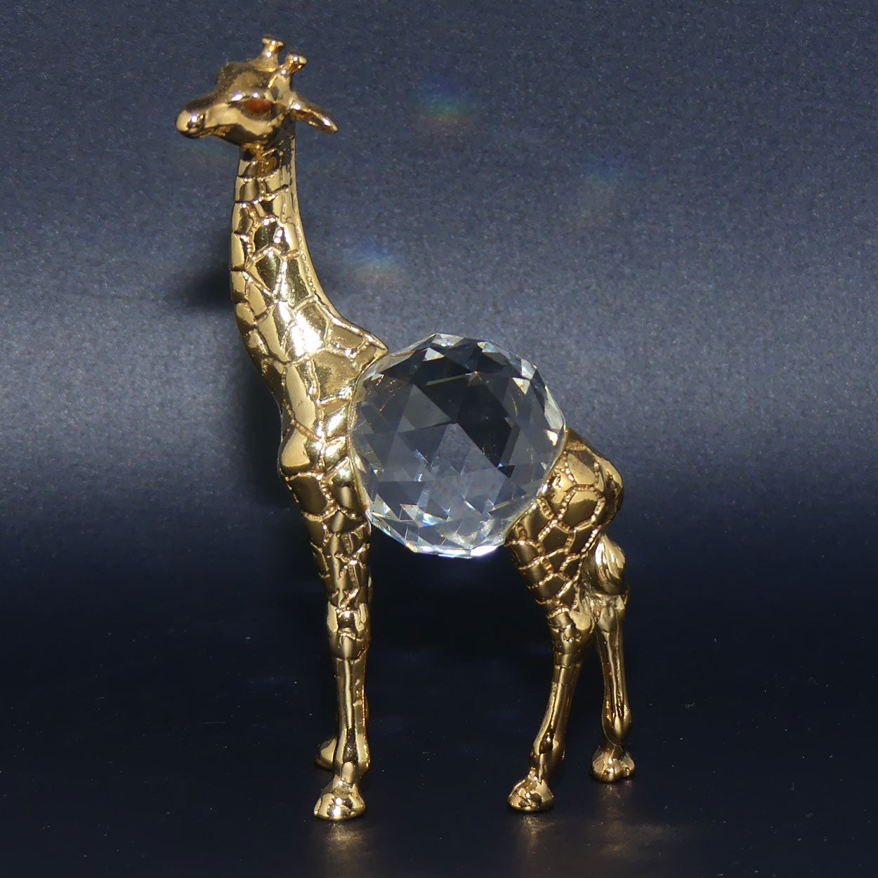 リナ・ボ・バルディ　GIRAFA CAIR ミニチュア Lencia Austria | Star Collection crystal figure | 66.030 Giraffe | box