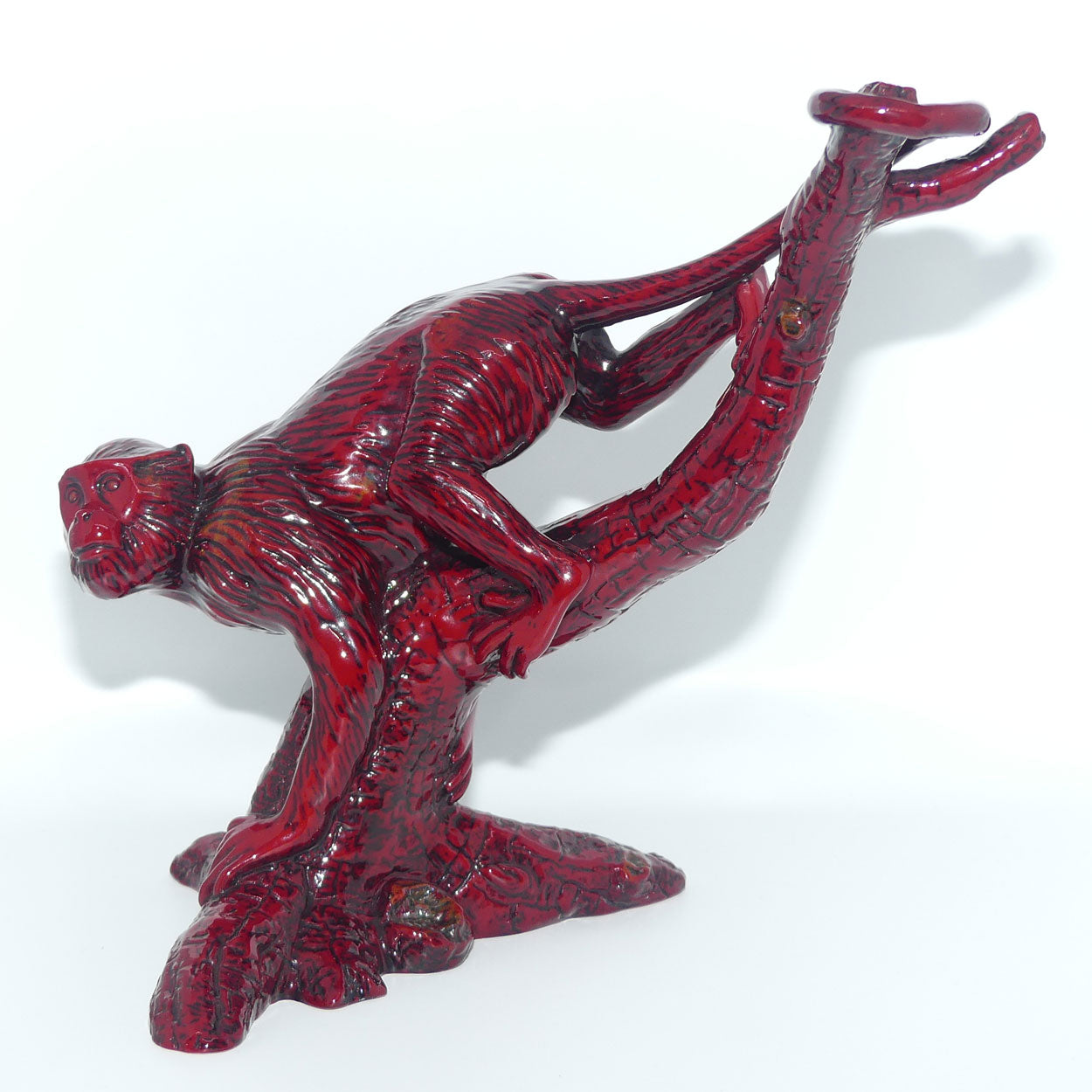 BA40 Royal Doulton Flambe Burslem Artwares Suzhou Monkey  