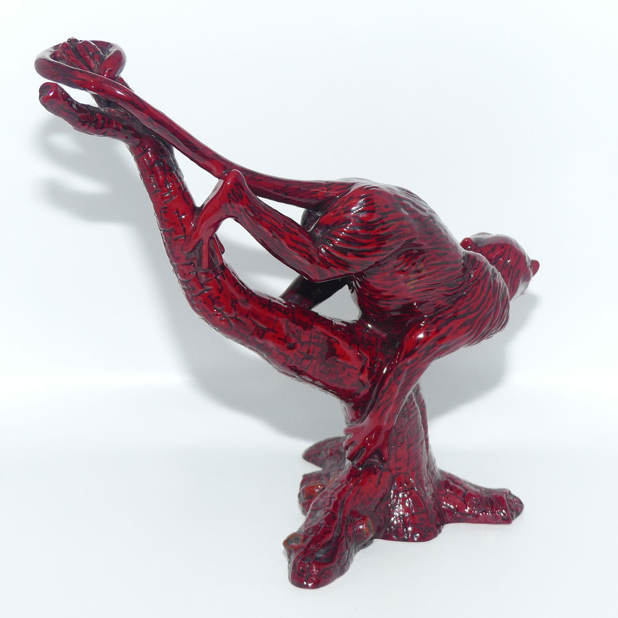 BA40 Royal Doulton Flambe Burslem Artwares Suzhou Monkey  