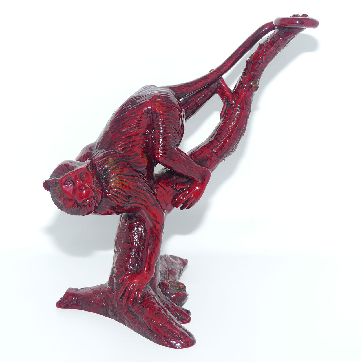 BA40 Royal Doulton Flambe Burslem Artwares Suzhou Monkey  