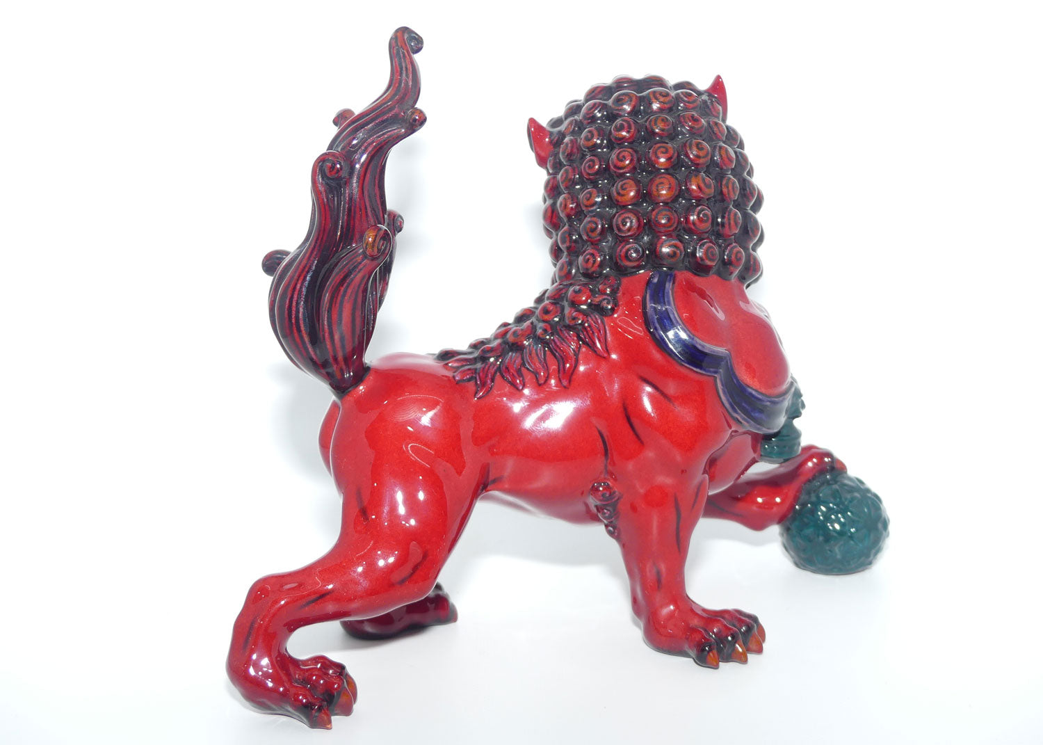 BA73 Royal Doulton Burslem Artwares Flambe 2006 Year of the Dog  