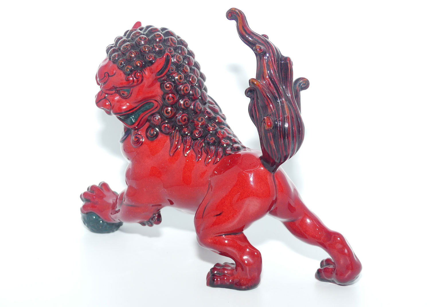 BA73 Royal Doulton Burslem Artwares Flambe 2006 Year of the Dog  