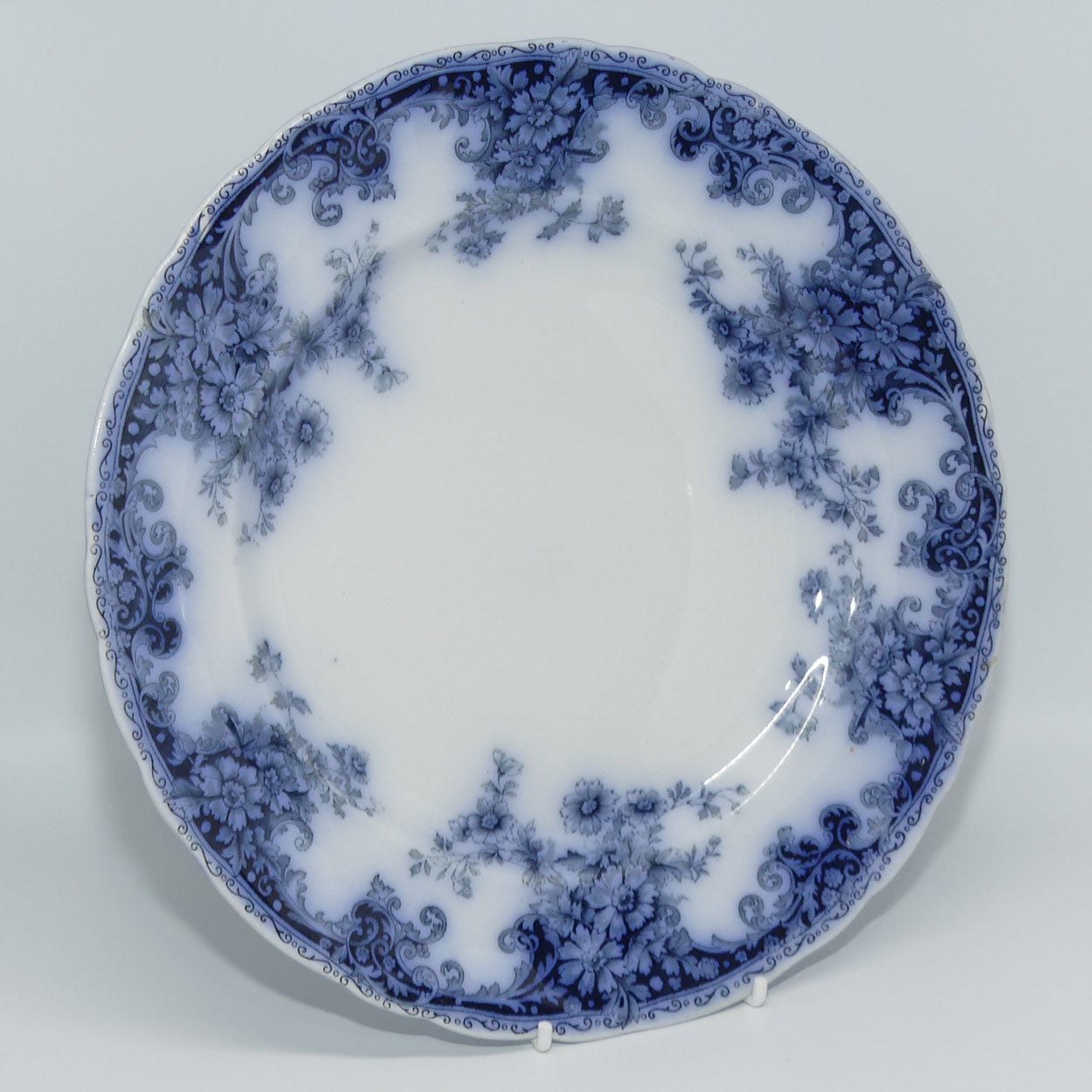 Burgess and Leigh Burslem Athol pattern Flow Blue plate | Rd No 324171 | c.1900