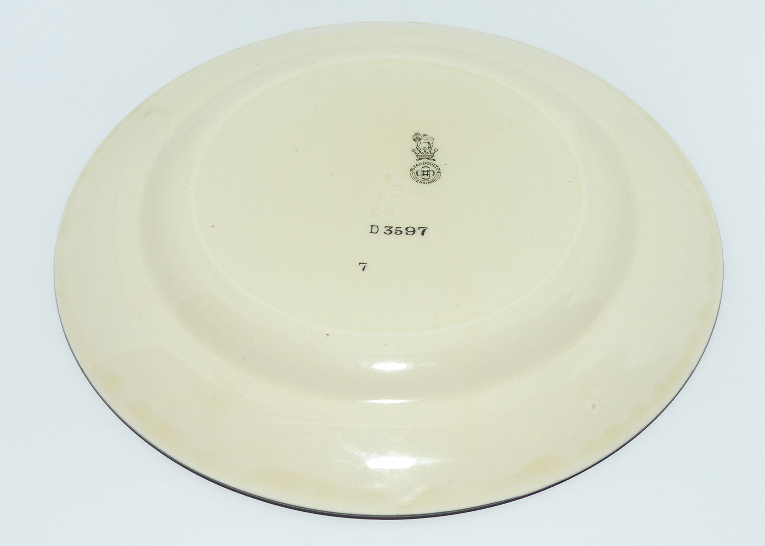 Royal Doulton Sedan Chair plate #2 D3597