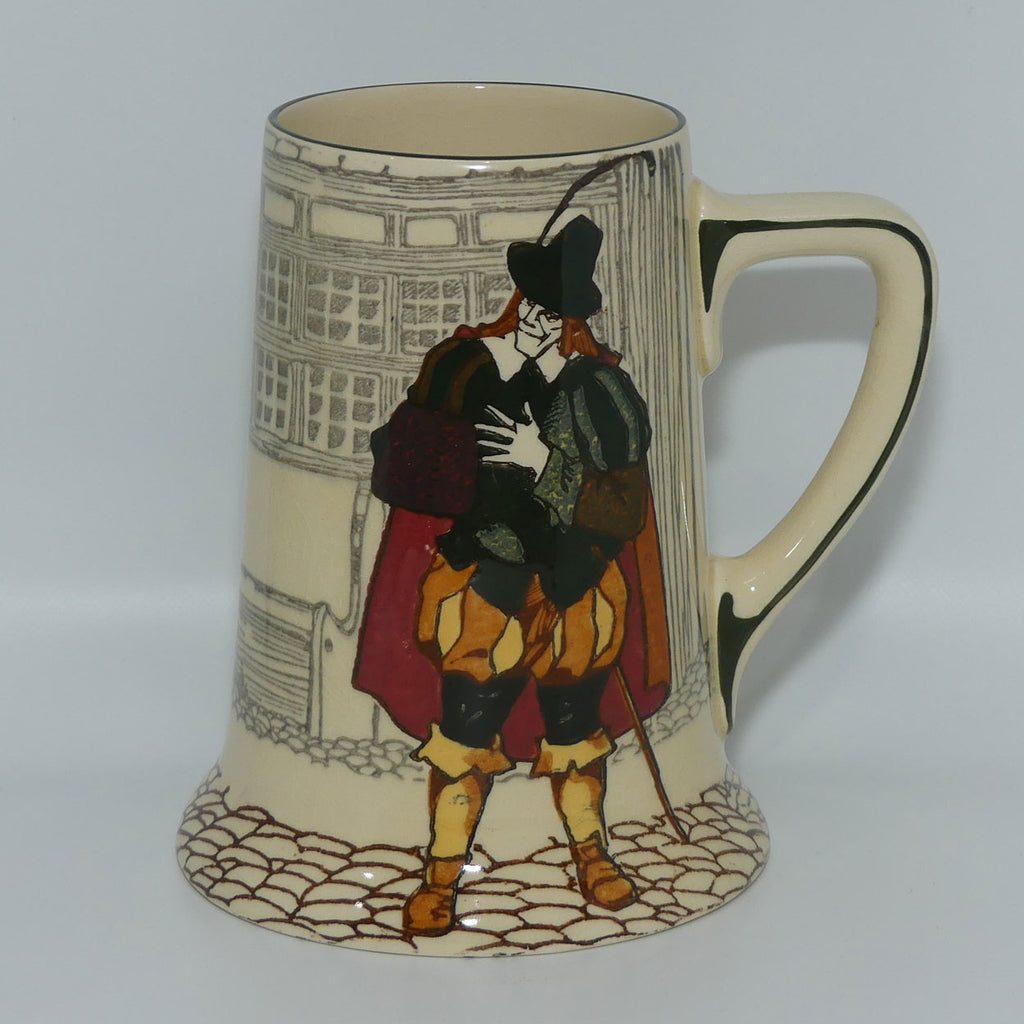 Royal Doulton Shakespearean Knights tankard D4750 | Sir Andrew Aguecheek