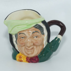 D6045 Royal Doulton miniature character jug Sairey Gamp