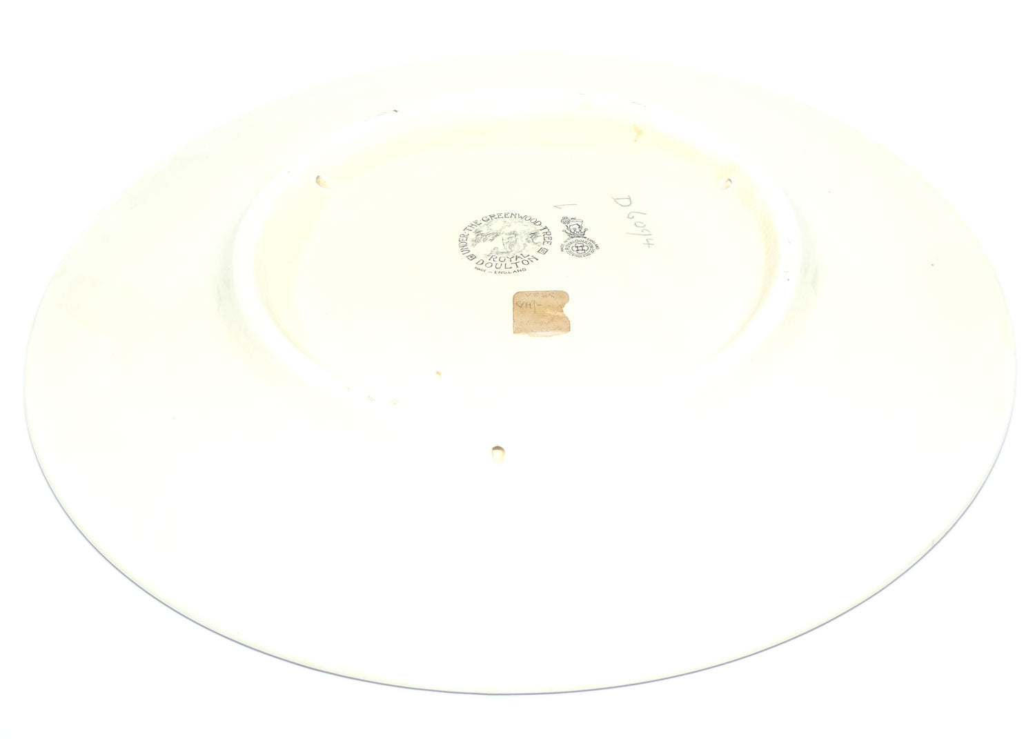 Royal Doulton Under the Greenwood Tree wall charger D6094 | Green Border