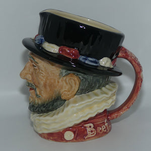 D6206 Royal Doulton large character jug Beefeaters | GR handle | Pink