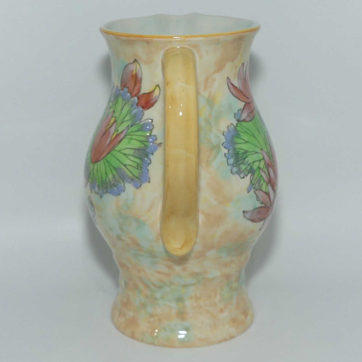 Royal Doulton colourful Water Lily pattern jug D6343 