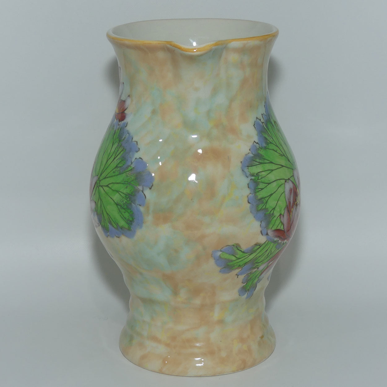 Royal Doulton colourful Water Lily pattern jug D6343 | #1