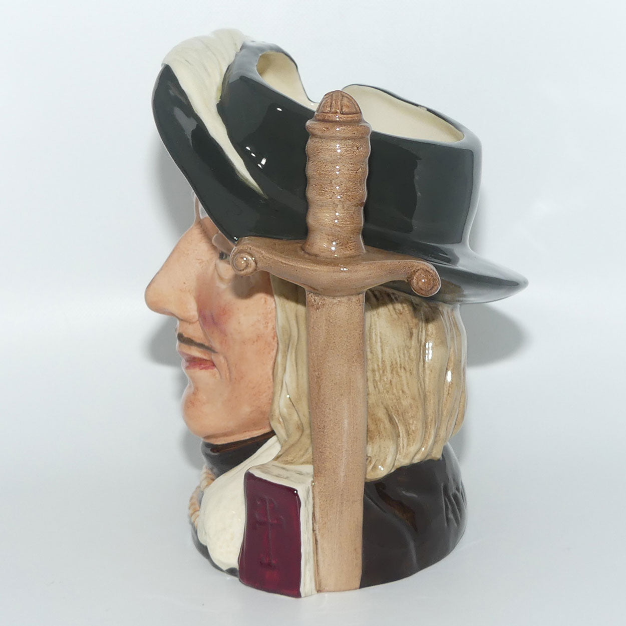 D6441 Royal Doulton large character jug Aramis | Three Musketeers