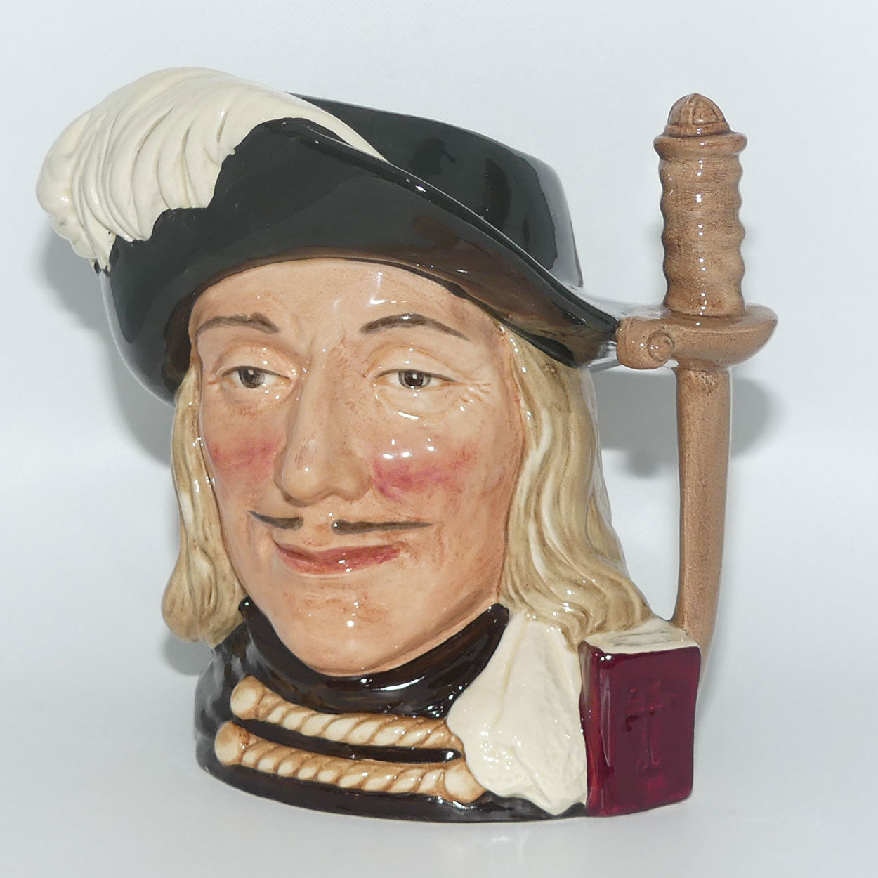 D6441 Royal Doulton large character jug Aramis | Three Musketeers