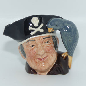 D6512 Royal Doulton miniature character jug Long John Silver | later stamp