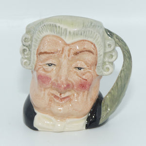 D6524 Royal Doulton miniature character jug The Lawyer 