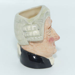 D6524 Royal Doulton miniature character jug The Lawyer 