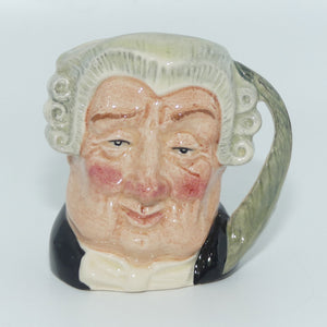 D6524 Royal Doulton miniature character jug The Lawyer 