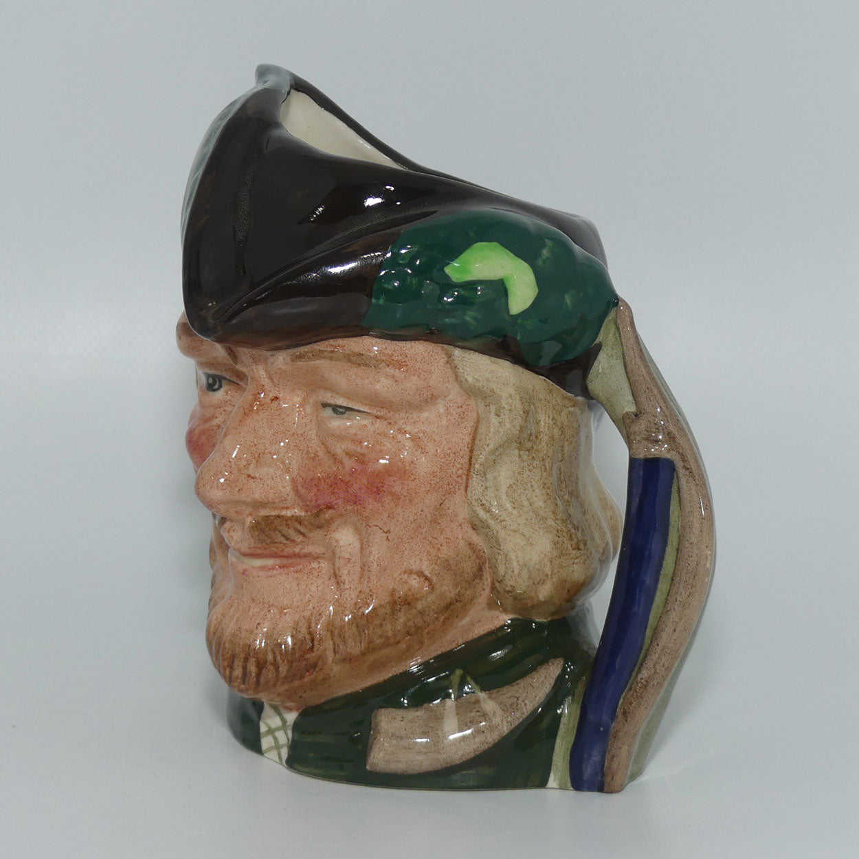 D6534 Royal Doulton small character jug Robin Hood | New Stamp | signed