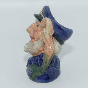 D6557 Royal Doulton miniature character jug Old Salt | Closed Arm