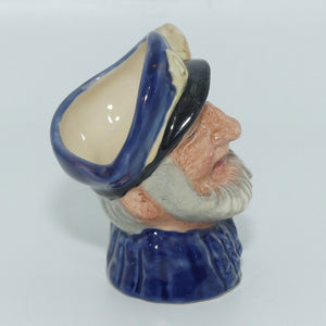 D6557 Royal Doulton miniature character jug Old Salt | Closed Arm