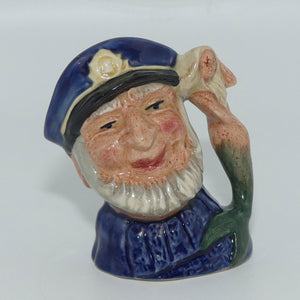 D6557 Royal Doulton miniature character jug Old Salt | Closed Arm