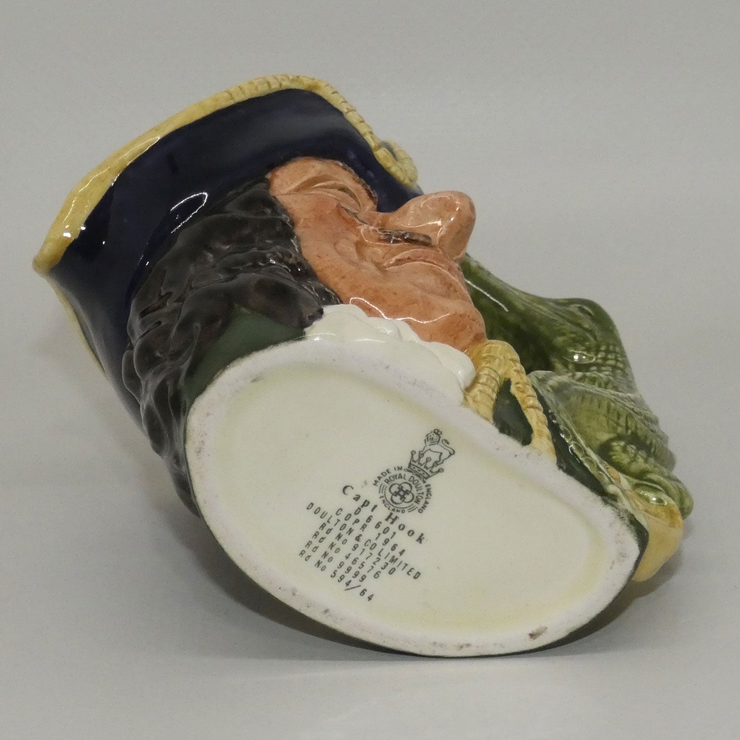 D6601 Royal Doulton small character jug Capt Hook
