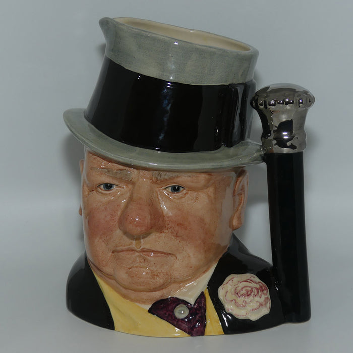 D6674 Royal Doulton large character jug WC Fields | Celebrities Collection | signed + dated