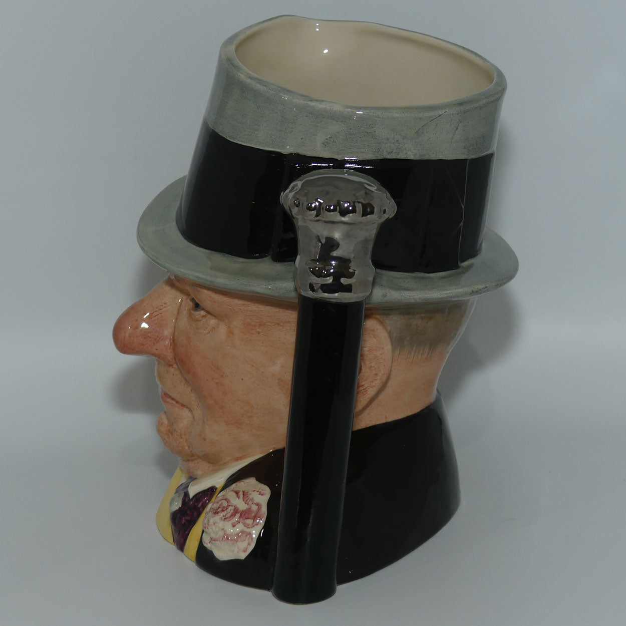 D6674 Royal Doulton large character jug WC Fields | Celebrity Collection