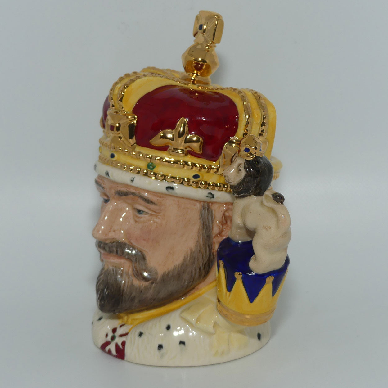 D6923 Royal Doulton small character jug King Edward VII | + Cert