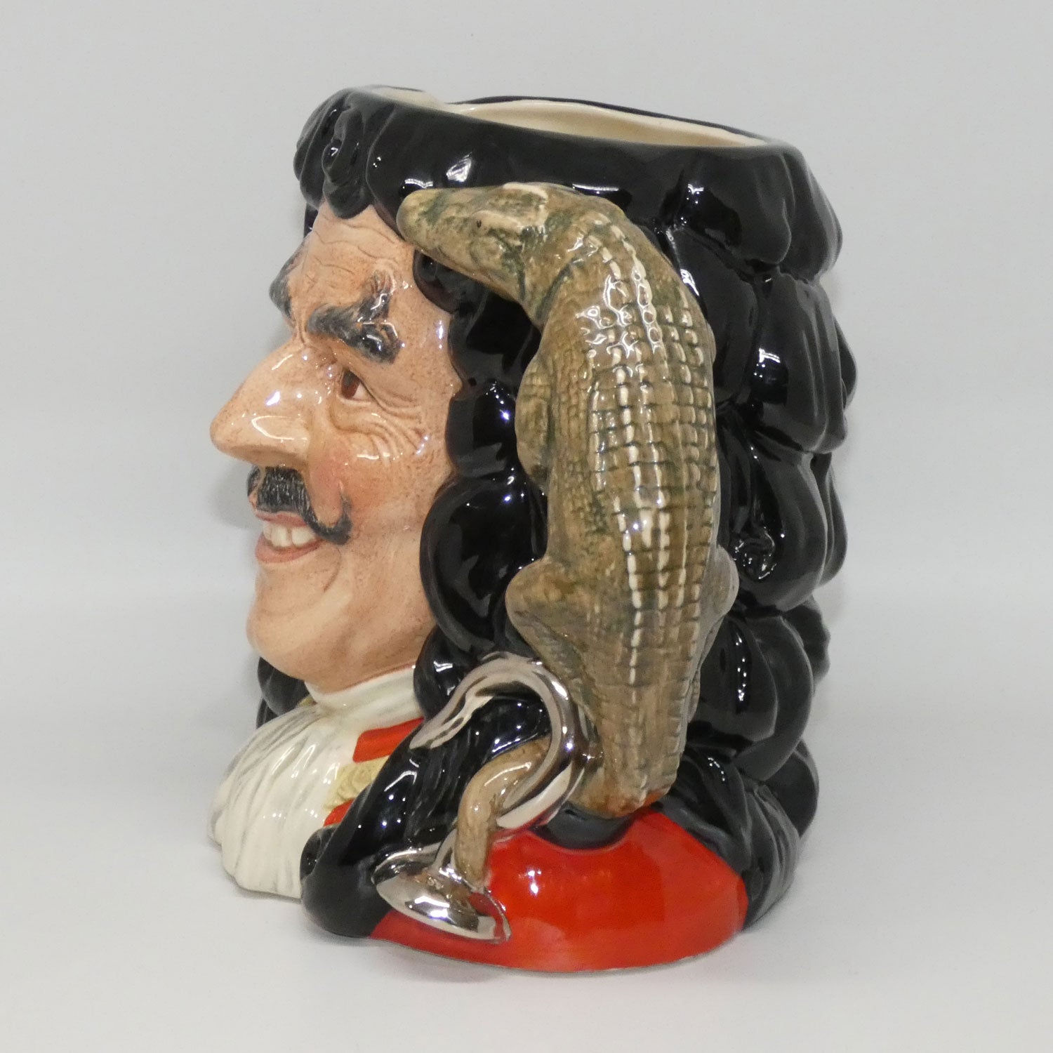 D6947 Royal Doulton large character jug Captain Hook | Jug Year 1994