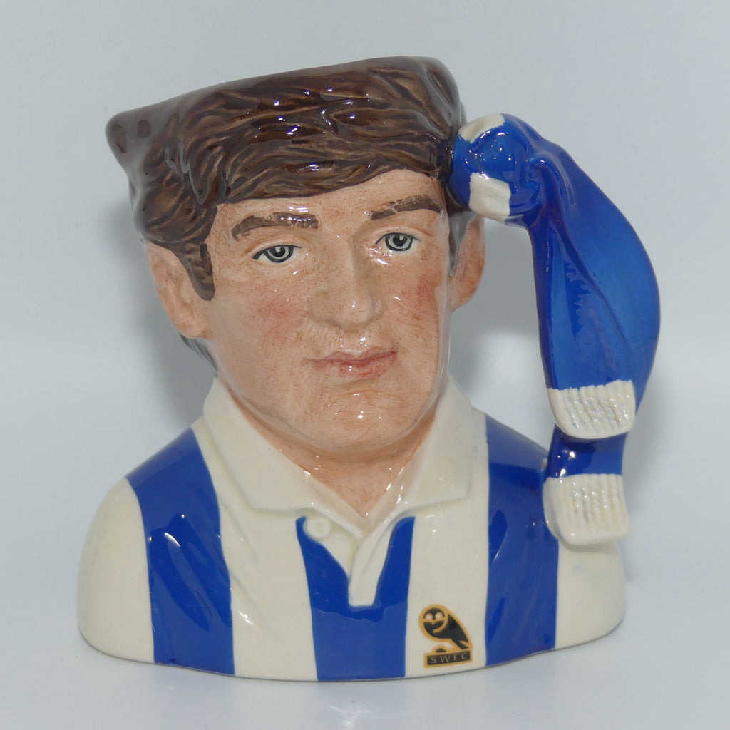 D6958 Royal Doulton small character jug Football Supporter Sheffield Wednesday