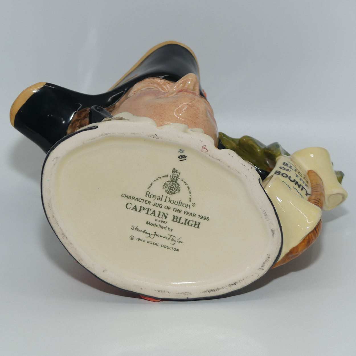 D6967 Royal Doulton large character jug Captain Bligh | CJY1995