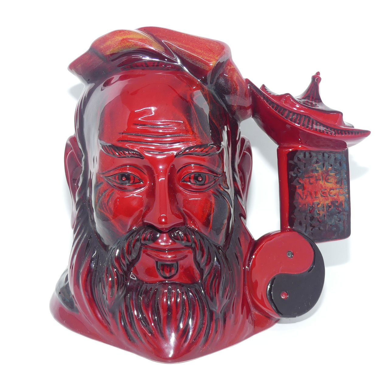 D7003 Royal Doulton large character jug Confucius | Flambe 