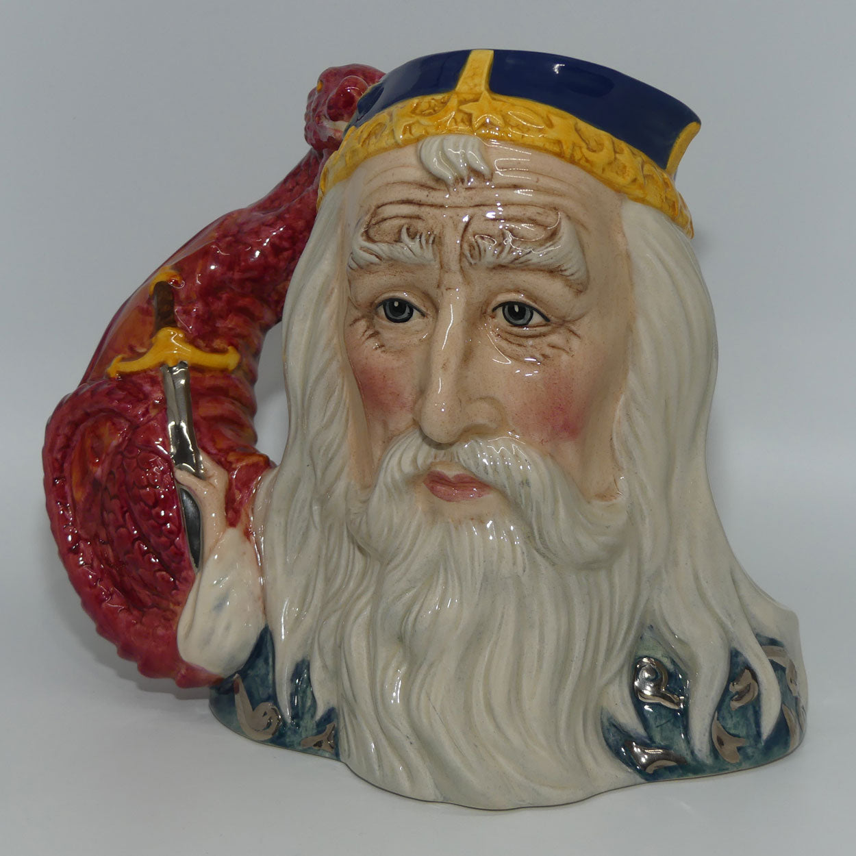 D7117 Royal Doulton large character jug Merlin | LE326/1500