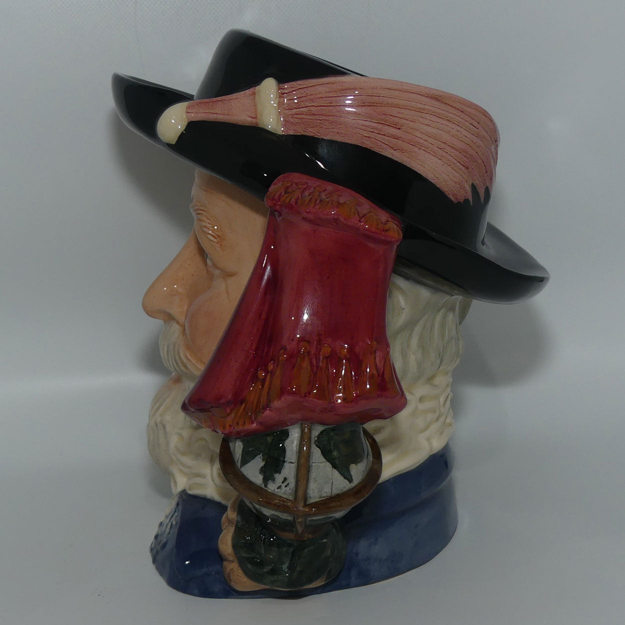 D7169 Royal Doulton large character jug Sir Walter Raleigh | #362/1000 | Box + Cert