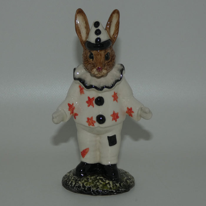 DB129 Royal Doulton Bunnykins Clown (Black Ruff)