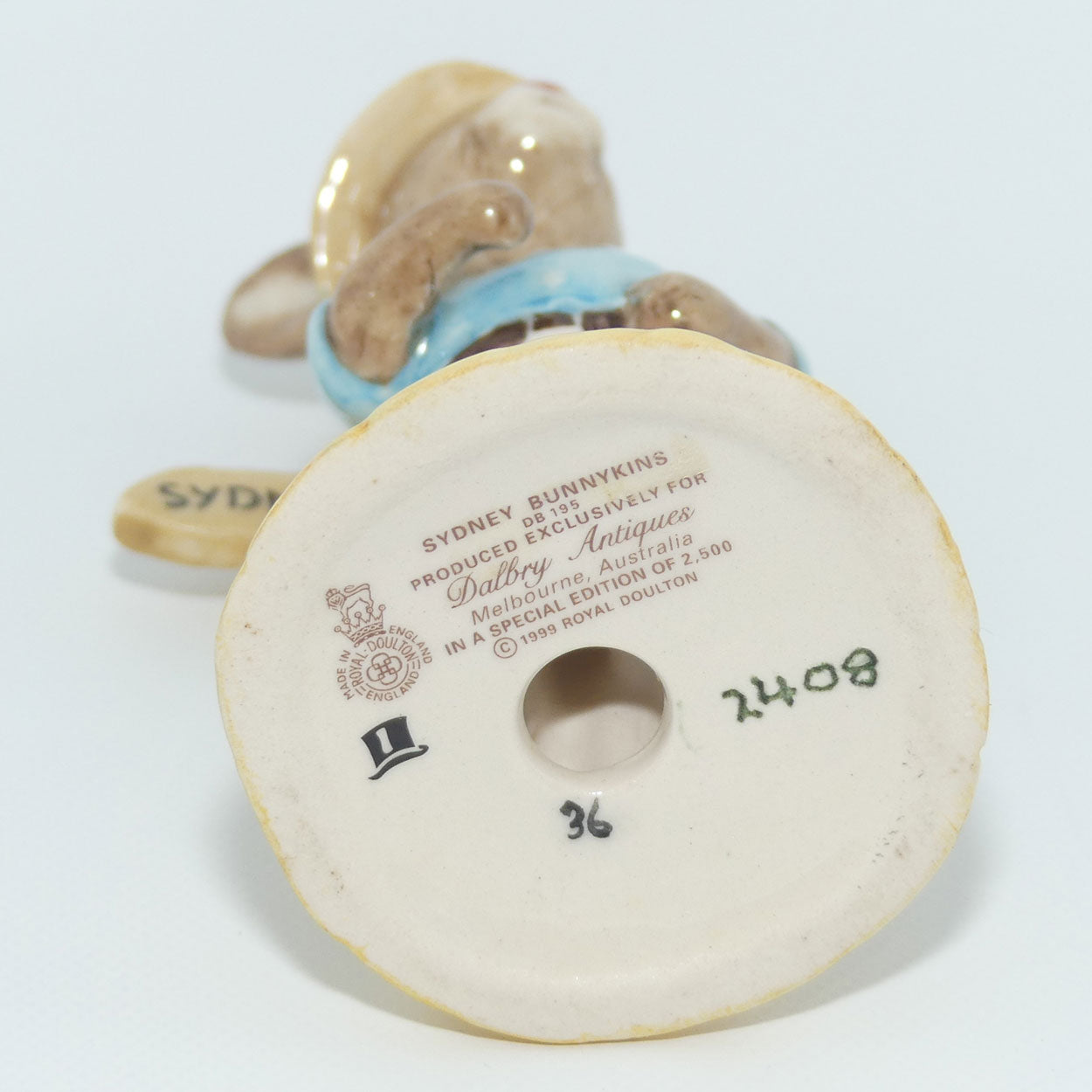DB195 Royal Doulton Bunnykins Sydney | Cert | No box