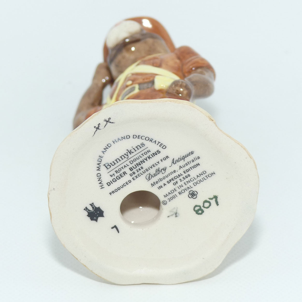 DB248 Royal Doulton Bunnykins Digger | 807/2500 | Box + Cert