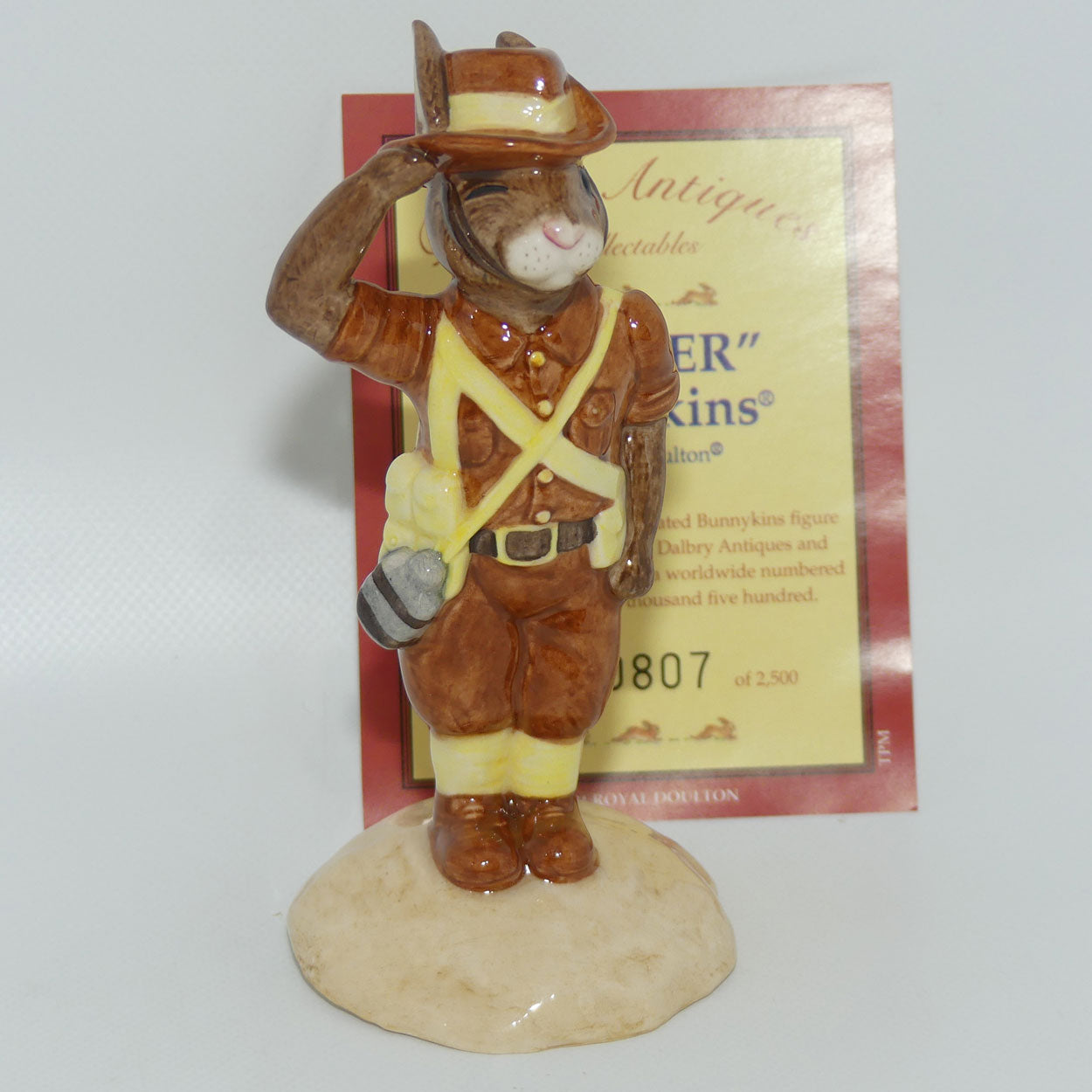 DB248 Royal Doulton Bunnykins Digger | 807/2500 | Box + Cert