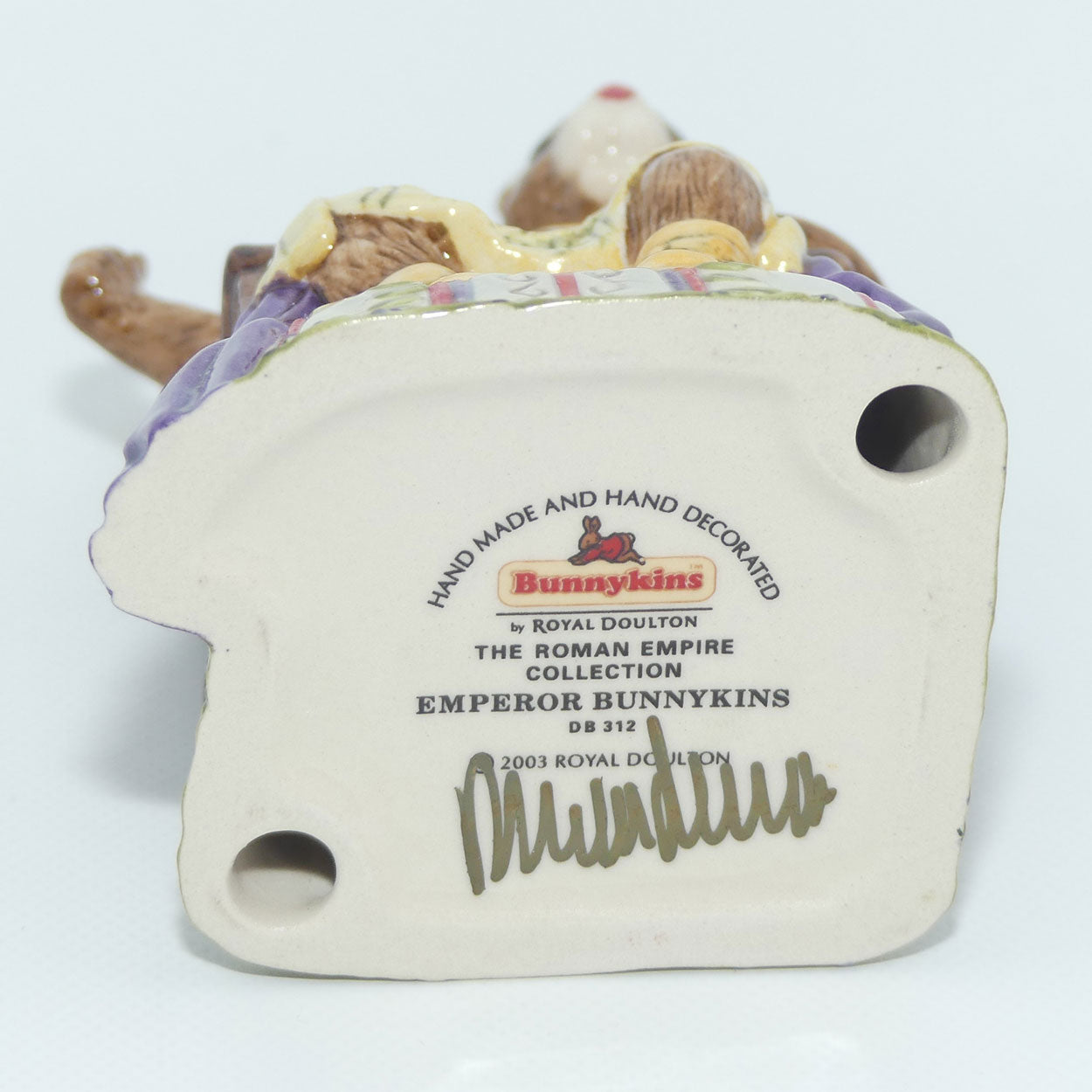 DB312 Royal Doulton Bunnykins Emporer | signed + Box + Cert