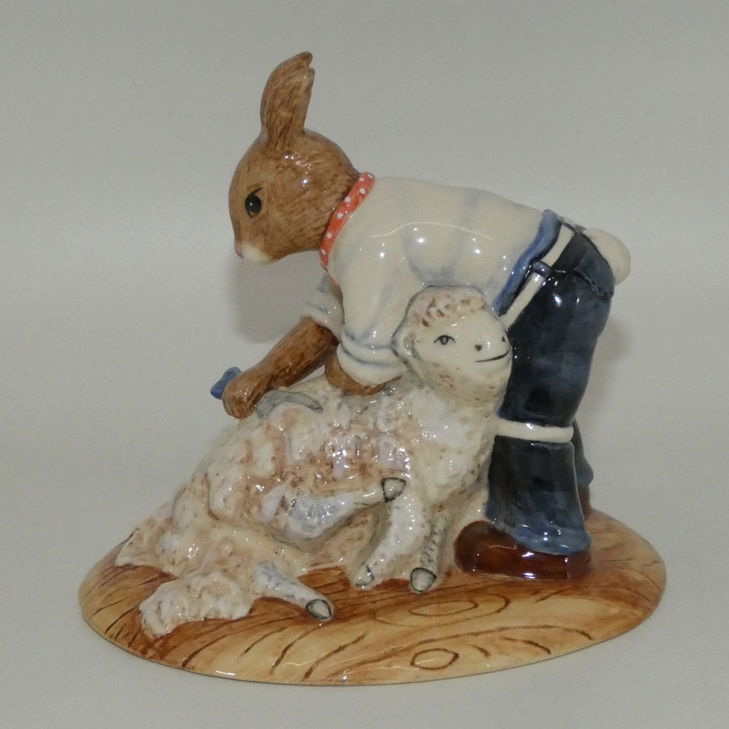 DB368 Royal Doulton Bunnykins Aussie Shearer | LE + Box + Cert 238/1000