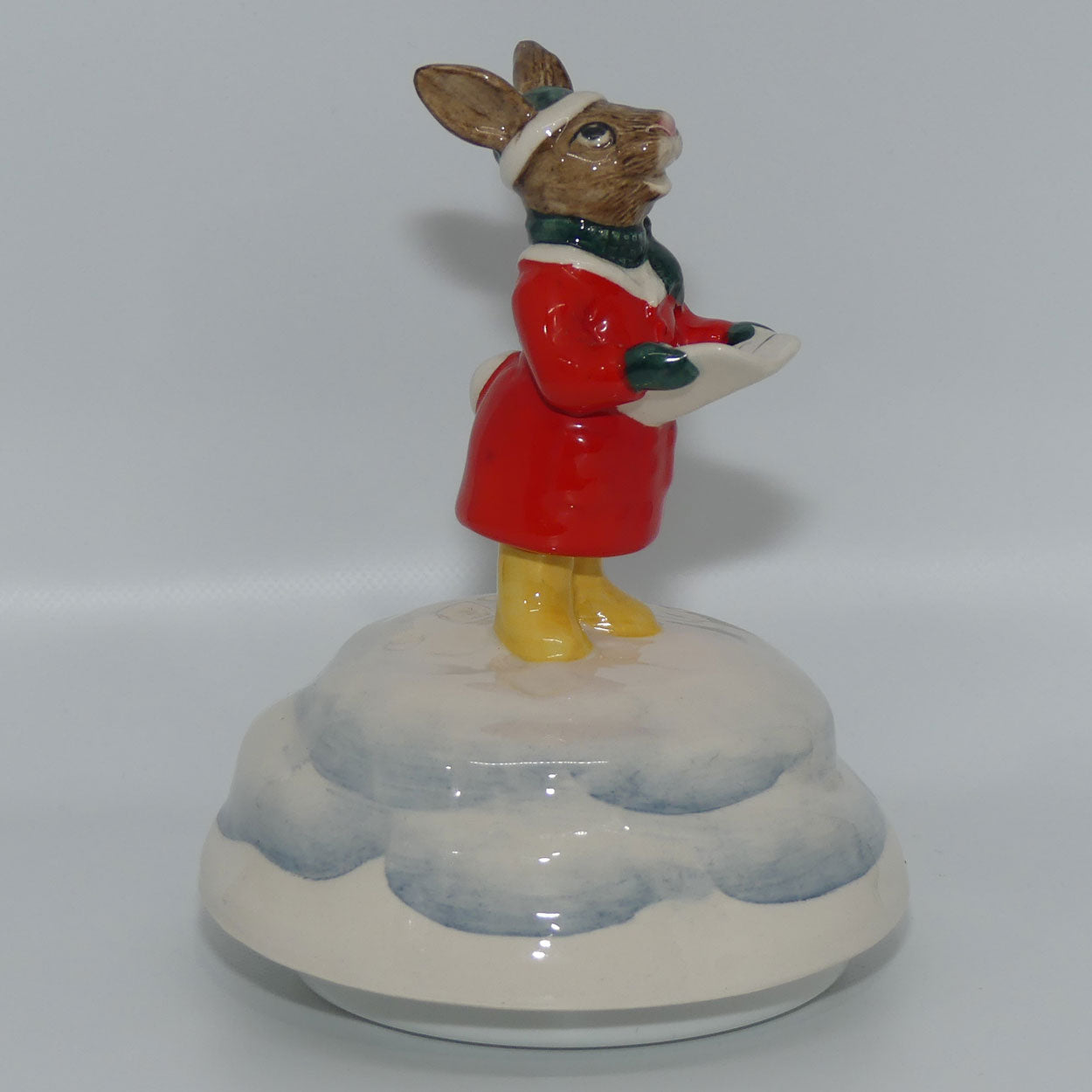 DB053 Royal Doulton Bunnykins Carol Singer Music Box